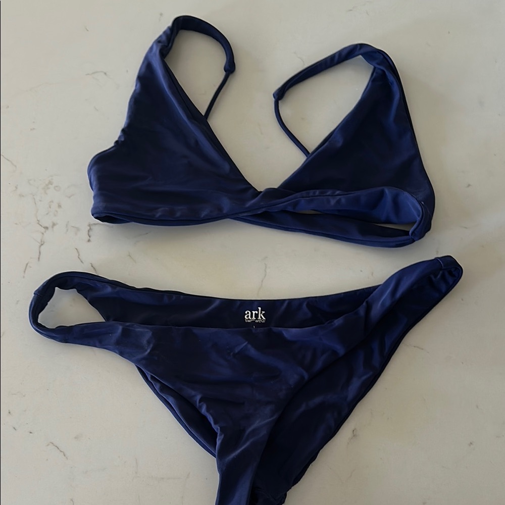 Women's Navy Bikini Set